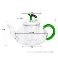 700ml Pumpkin Shape Glass Teapot with Infuser